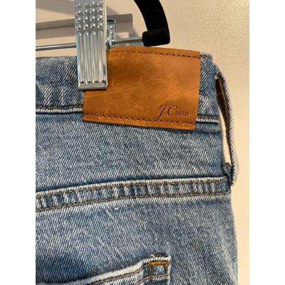 J Crew 9" Billie Demi Boot Crop Light Wash Jeans Size 32 NWT Cropped Kick Leg - Picture 9 of 13